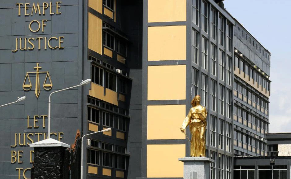A view shows the Temple of Justice in Monrovia, Liberia on November 3, 2017. (REUTERS)