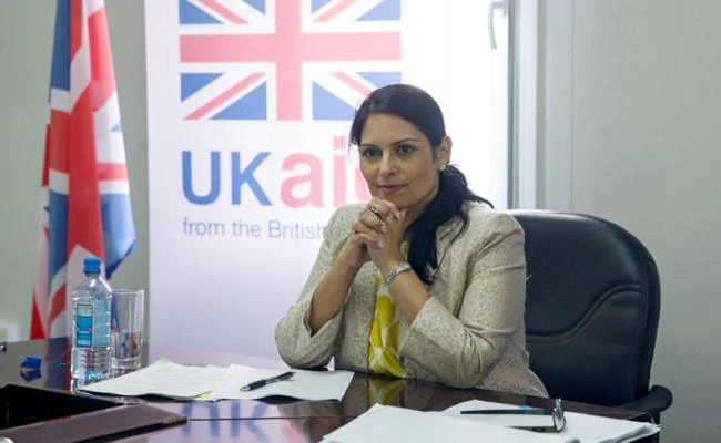 British International Development Secretary Priti Patel. (Reuters)