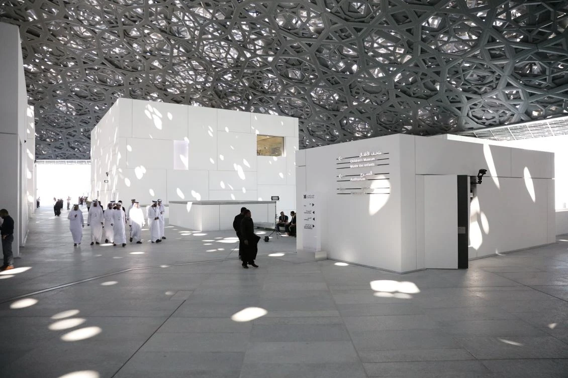The museum was designed by French architect Jean Nouvel.