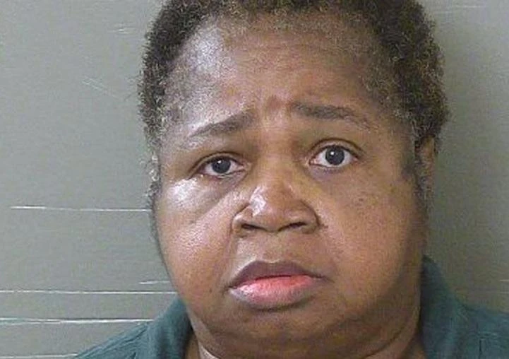 Veronica Green Posey, who weighs 146 kg is accused of killing her cousin by sitting on her. (AP)