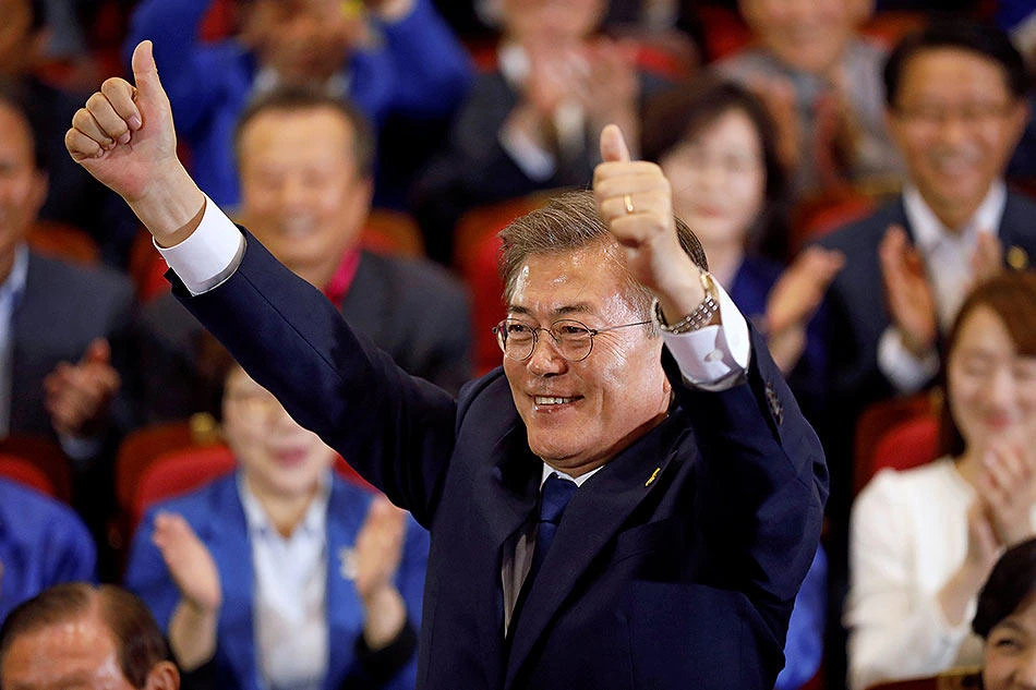 South Korea’s presidential Blue House has said the policy will mirror Moon Jae-in’s “New Northern Policy” aimed at expanding cooperation between China, Japan, Russia and Mongolia. (Reuters)