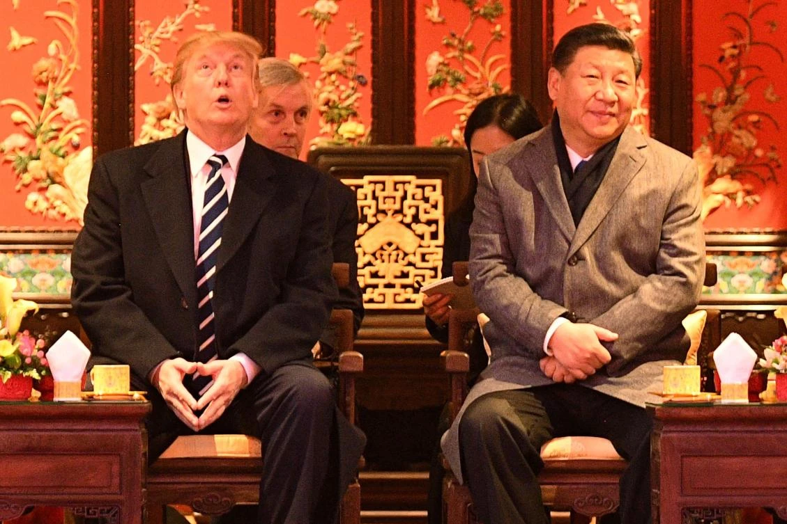 Forbidden in China, but Trump skirts ‘Great Firewall’ to tweet about Beijing trip