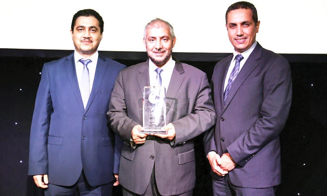 The award was received by Homoud M. Al-Kussayer, wholesale vice president, STC.
