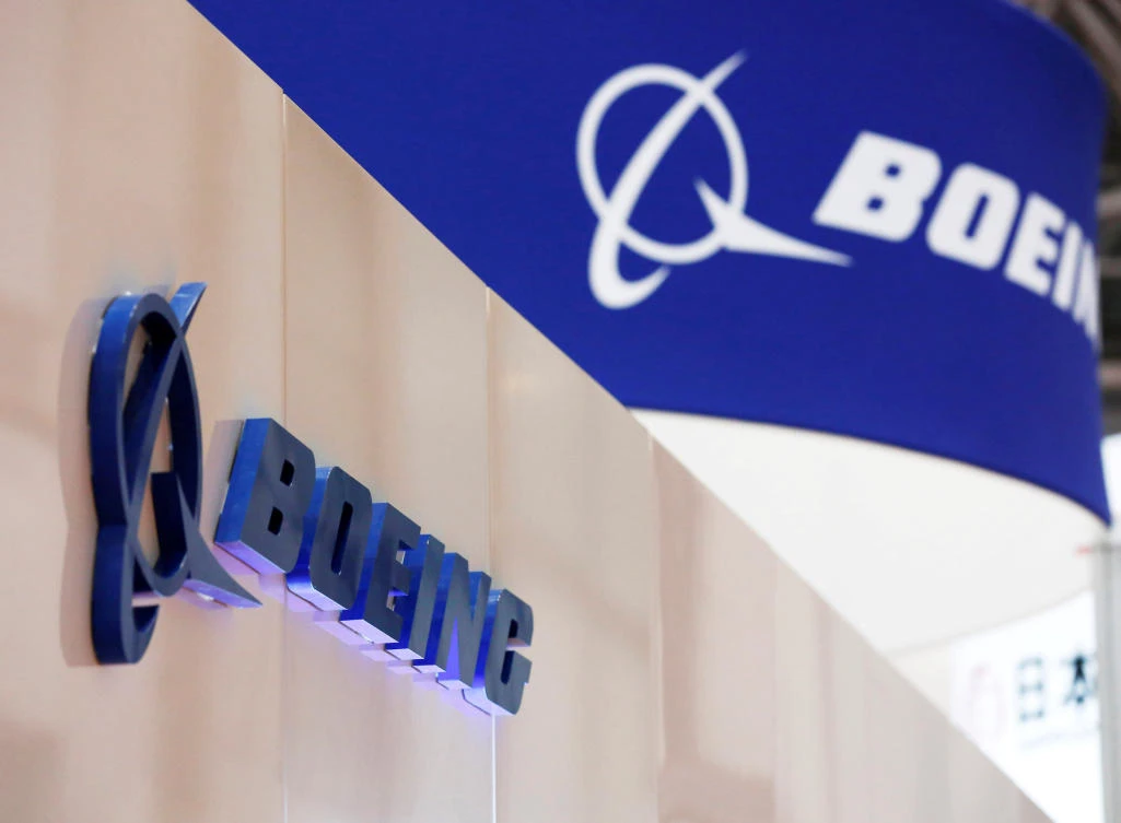 Boeing's logo is seen during Japan Aerospace 2016 air show in Tokyo on October 12, 2016. (Reuters file photo)