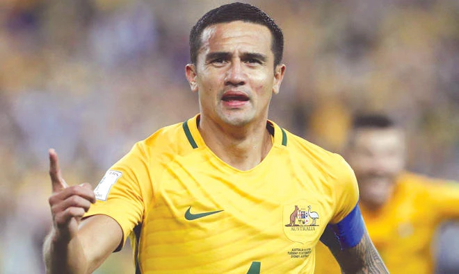 Tim Cahill is an injury worry for Australia. (AFP)