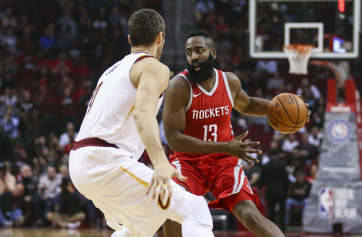 Houston Rockets guard James Harden's triple-double of 35 points put down the Cavs. (USA TODAY Sports)