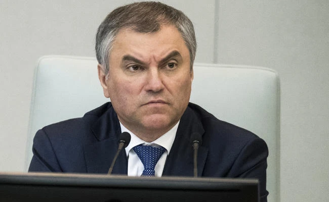 Russian Parliament speaker Vyacheslav Volodin. (AP Photo/Pavel Golovkin, File)