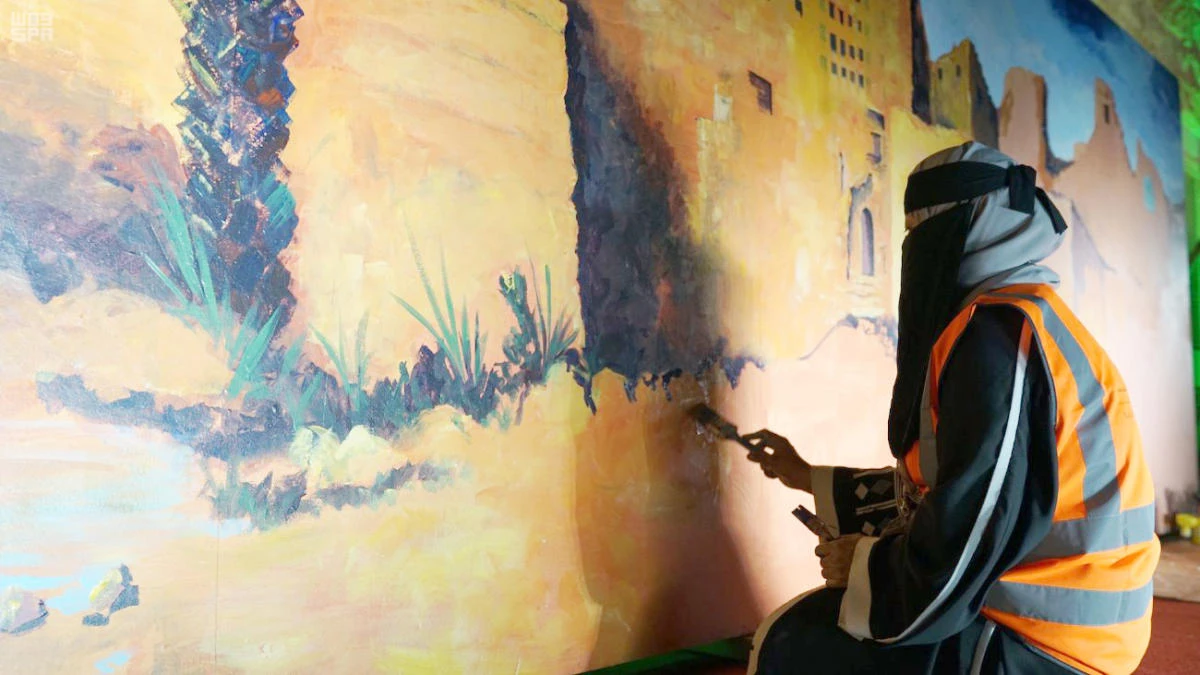 Event promotes Saudi Arabia’s historical identity with graffiti