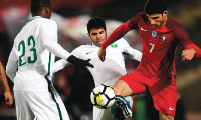 Saudi Arabia were very much second best against Portugal on Friday. (AFP)