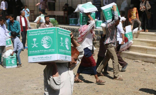 King Salman Relief Center distributes 3,000 food baskets in Taiz