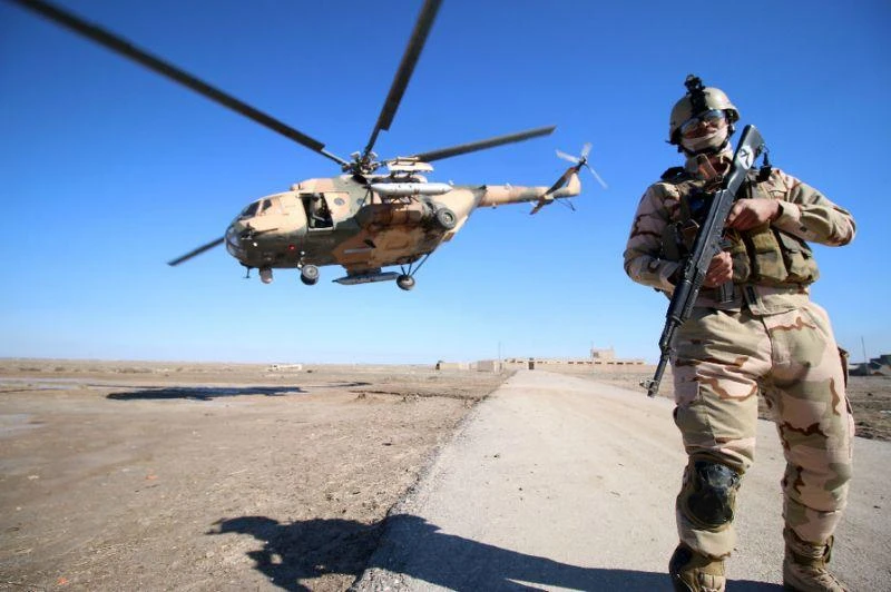 Iraq has lost multiple helicopters to accidents and ground fire in recent years. (AFP)