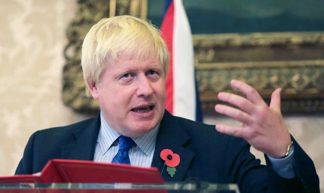 Britain's Foreign Secretary Boris Johnson. (AP)
