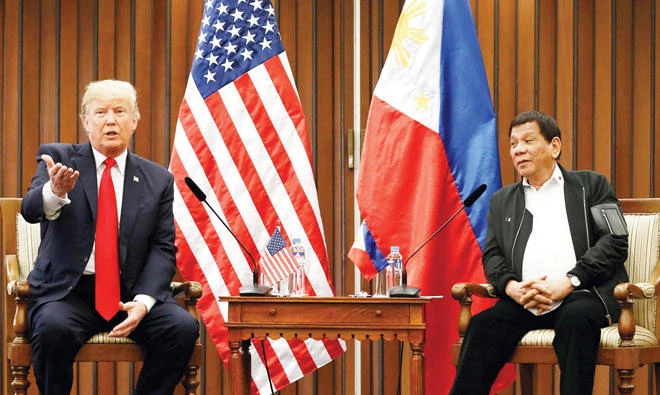 Philippine President Rodrigo Duterte. (AP/Aaron Favila)