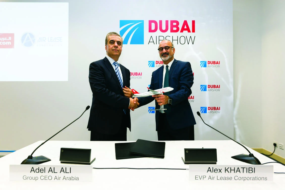 Air Arabia said on Monday it had signed leases for six Airbus A321neo aircraft with Los Angeles-based Air Lease Corp.
(Air Arabia)