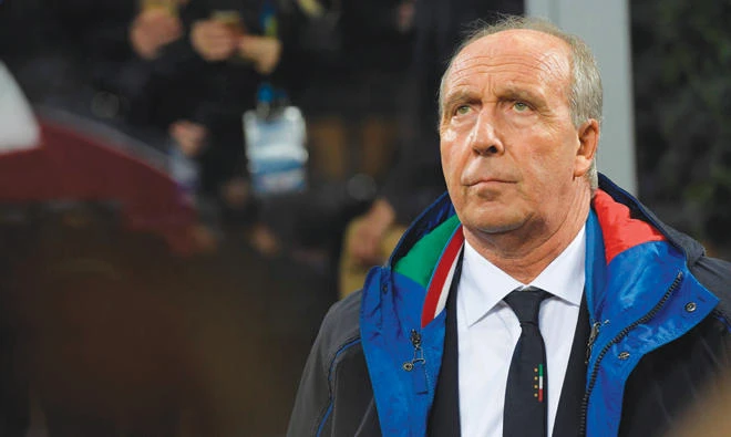 Gian Piero Ventura has been fired as coach of Italy after they failed to reach the World Cup finals. (AP)