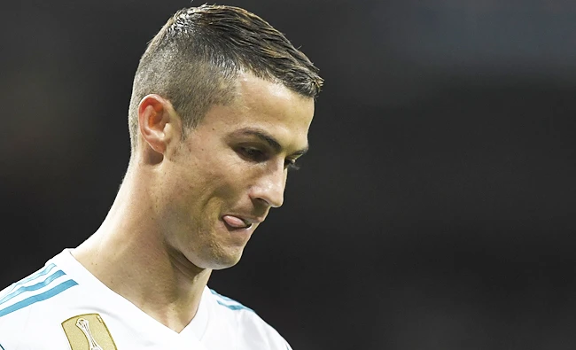 Cristiano Ronaldohas cut a restlessfigure this season.(AFP)
