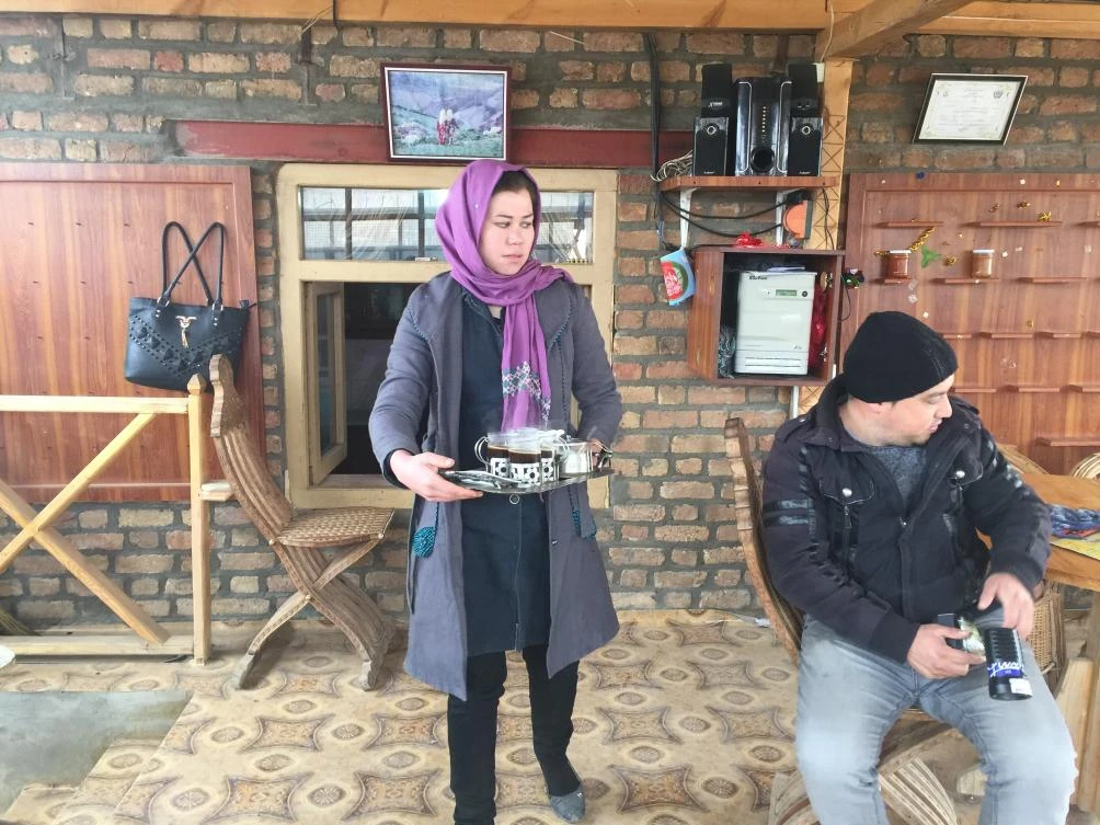 The Bamyan Women Cafe provides a space for females in a male-dominated society. (Arab News)
