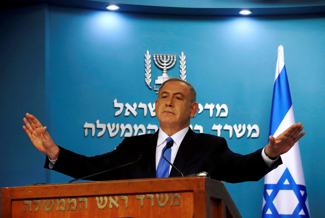 Israeli Prime Minister Benjamin Netanyahu is suspected of having received luxury gifts from wealthy supporters, including Israeli businessman and Hollywood producer Arnon Milchan. (Reuters)