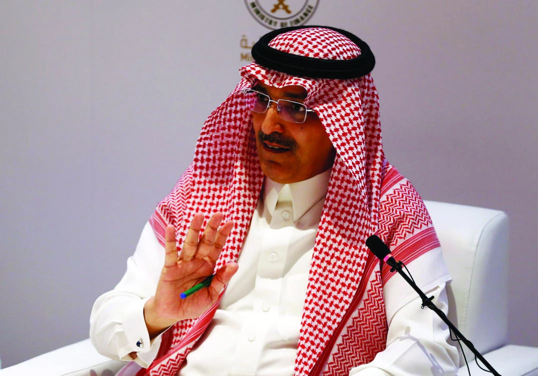 Mohammed Al-Jadaan, Saudi minister of finance, announcing the first-quarter budget in May. (Reuters)