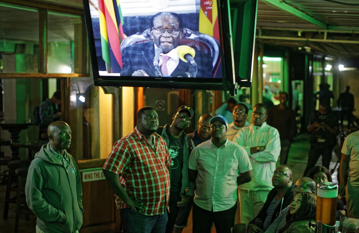 Zimbabweans were stunned by Mugabe’s defiance during a national address Sunday night in which the increasingly isolated president, put under military house arrest last week, had been expected to step down. (AP)