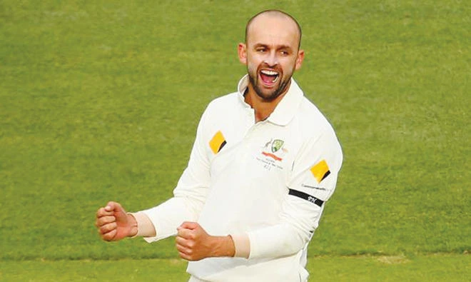 Australia spinner Nathan Lyon isn’t holding back in making his feelings about England known. (AFP)
