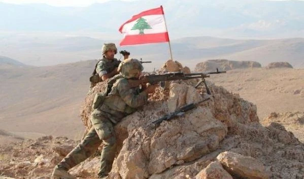 Lebanese soldiers on the souther border (AFP)