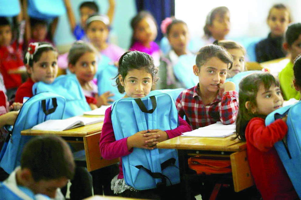 Syrian refugee children are seen at a school in Ankara. (File photo/Reuters)