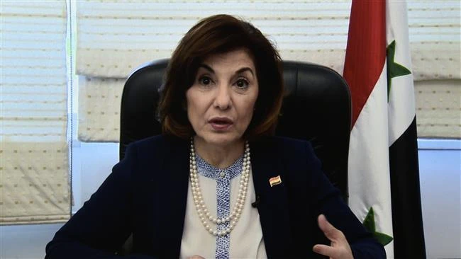 Bouthaina Shaaban, the adviser to Syria’s President Bashar Assad. (AFP)