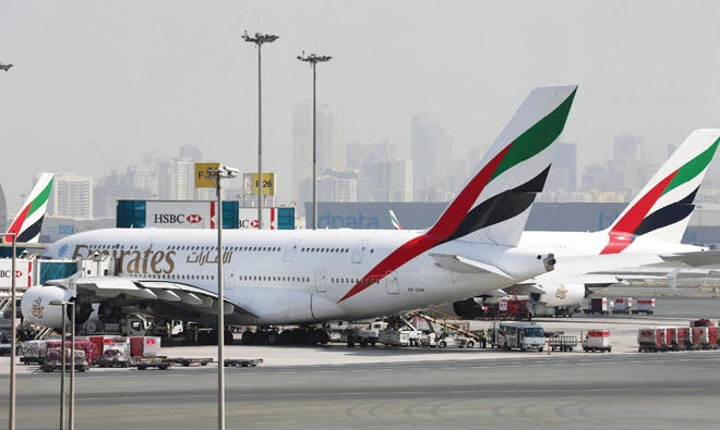A late amendment to the US Senate tax bill would scrap the exemption from tax that Gulf airlines such as Emirates have enjoyed. (Reuters)