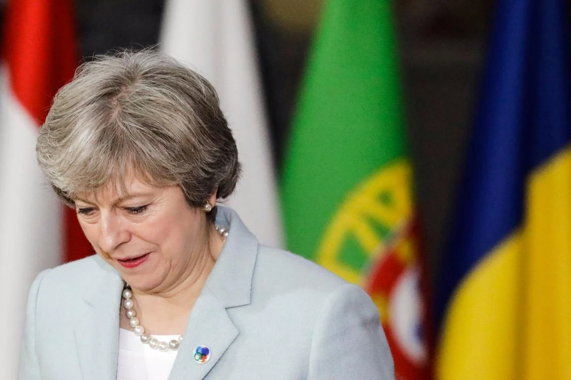 British Prime Minister Theresa May said she would hold a number of meetings in Brussels progress in the talks, which must be completed well before Britain leaves the bloc in March 2019. (AFP)