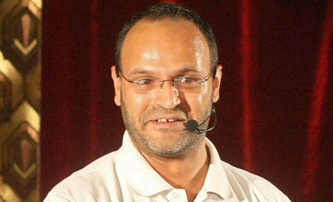 A file photo taken on July 18, 2013, shows Lebanese writer and actor Ziad Itani performing on stage in the capital Beirut. (AFP)