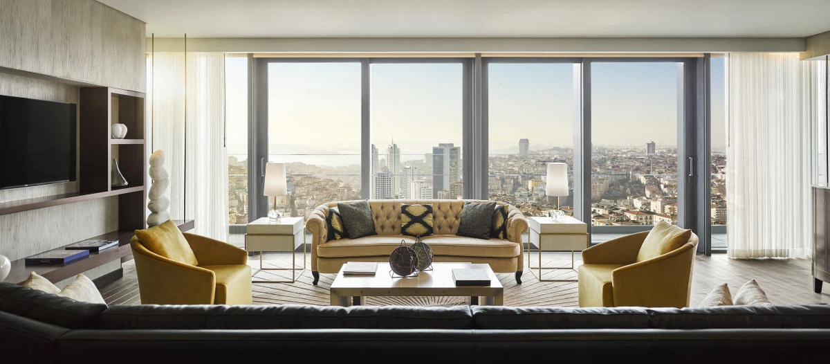 The presidential suite in Fairmont Quasar Istanbul