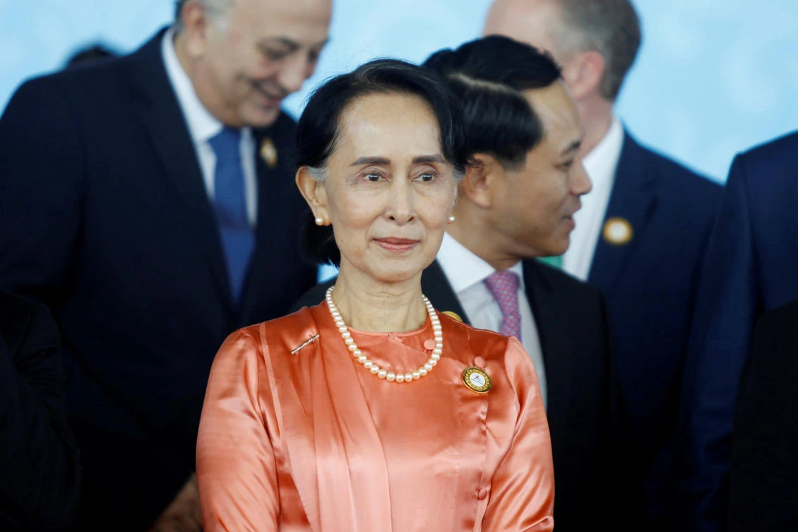 Aung San Suu Kyi will soon visit Beijing, state media said on Monday. (File photo: Reuters)