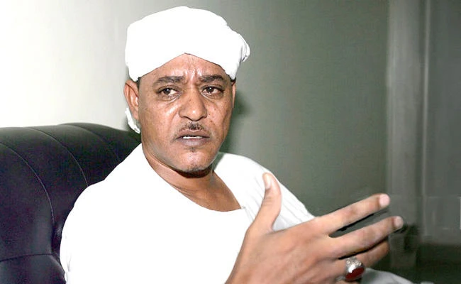 Musa Hilal speaks during an interview in Khartoum. (File photo/AFP)