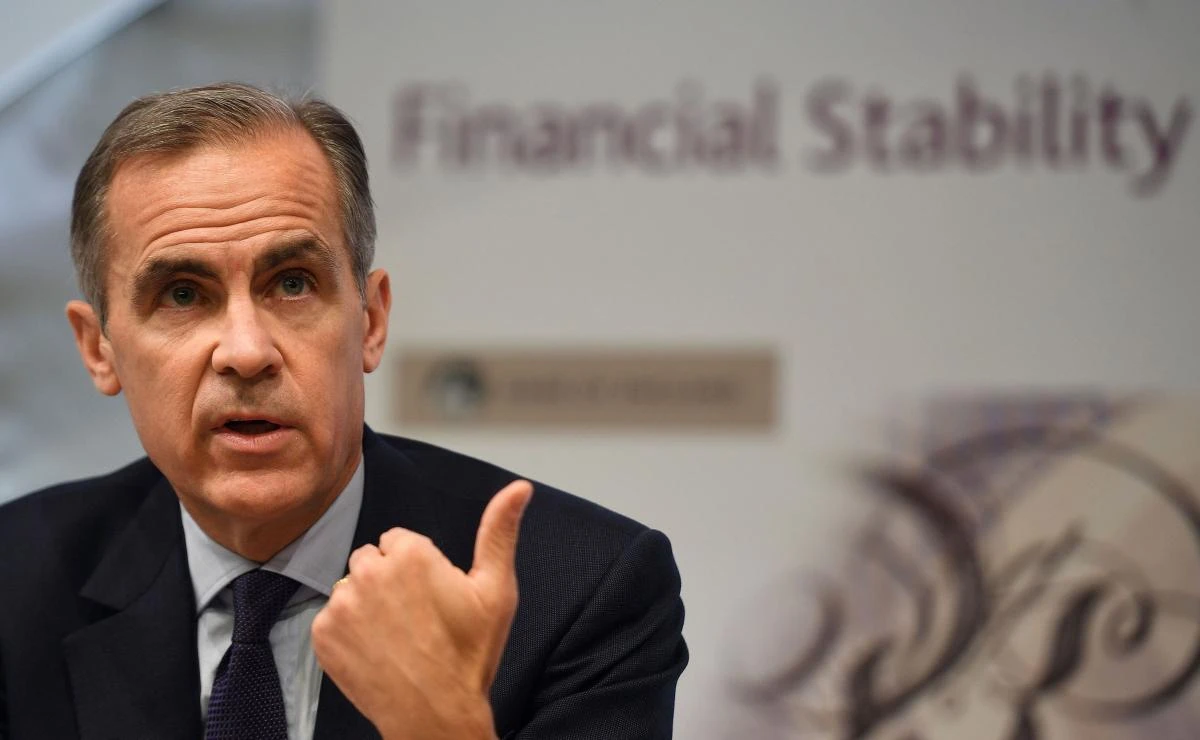 Bank of England Governor Mark Carney speaks during the Bank of England’s financial stability report at the Bank of England in central London on Nov. 28, 2017. Britain’s lenders could support the economy through a “disorderly” Brexit, the Bank of England said Tuesday, as the sector passed its latest round of stress tests. (AFP/POOL/Victoria Jones)
