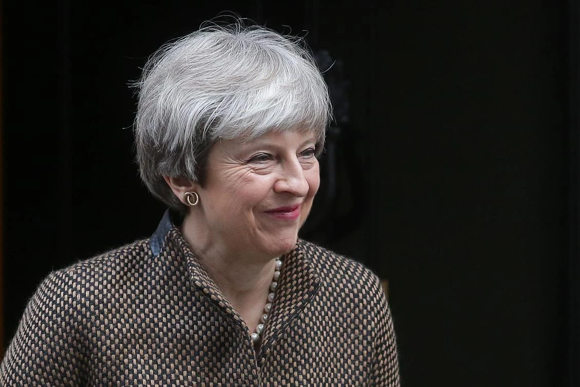 Britain’s Prime Minister Theresa May. (AFP/Daniel Leal-Olivas)