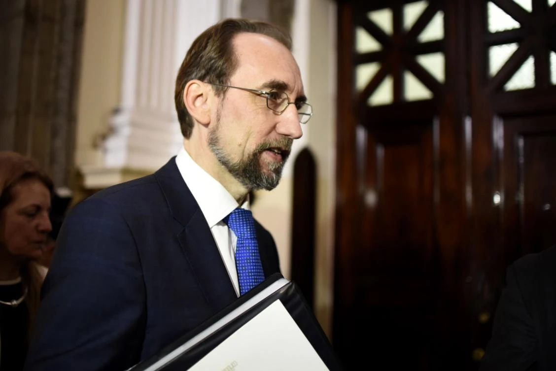 UN High Commissioner for Human Rights Zeid Ra'ad Al Hussein. (AFP photo)