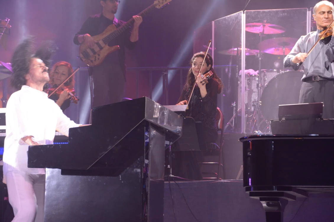 Yanni performs in Jeddah