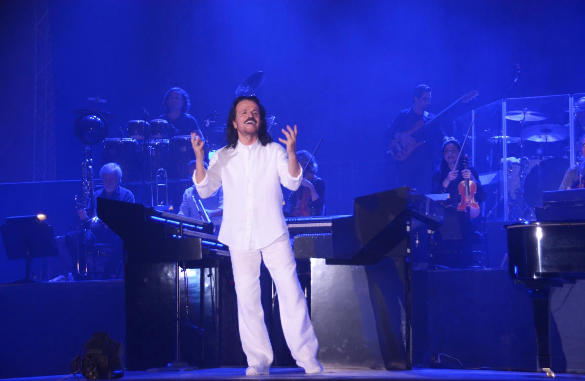 Yanni performs in Jeddah