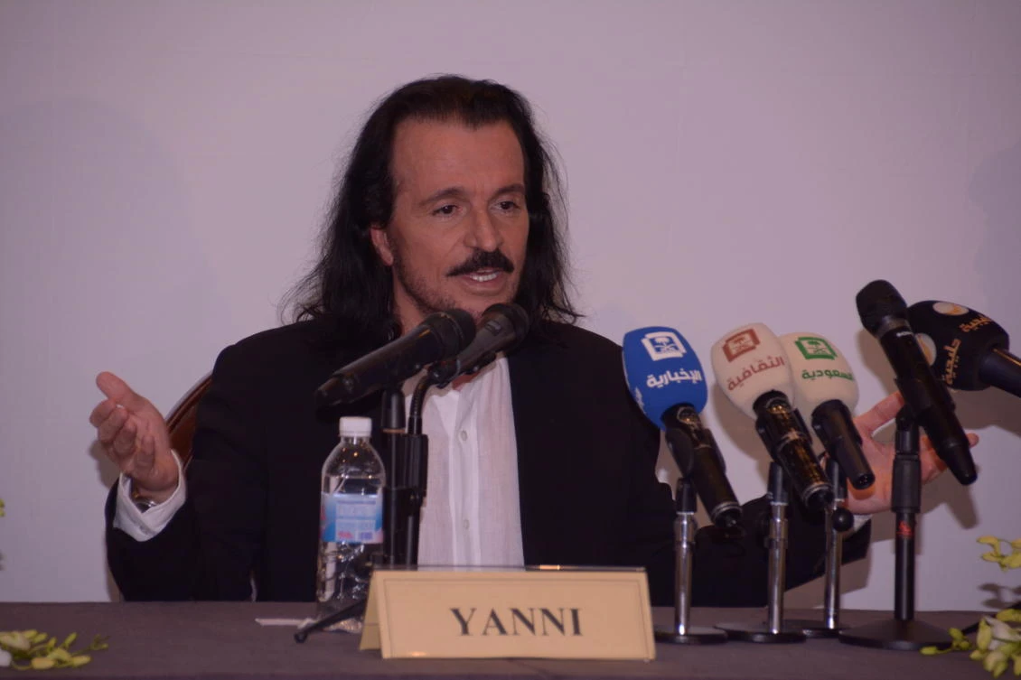 Yanni performs in Jeddah