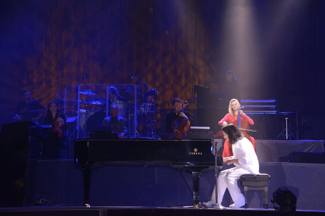 Yanni performs in Jeddah