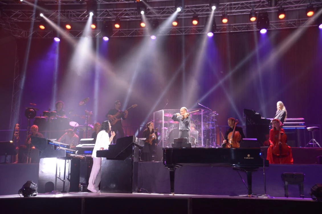 Yanni performs in Jeddah
