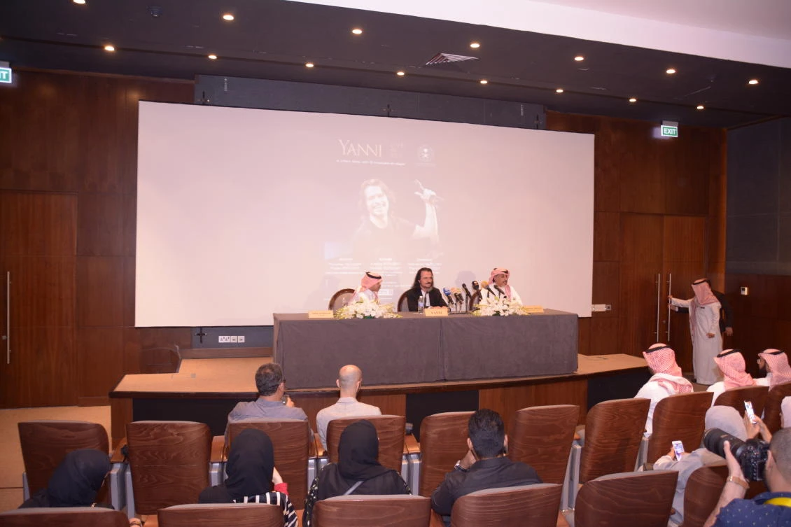 Yanni performs in Jeddah