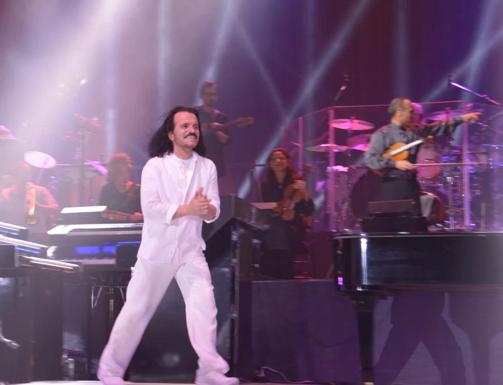 Yanni performs in Jeddah