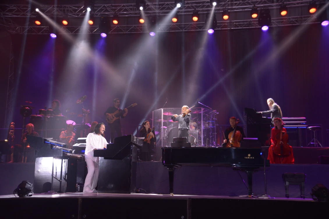 Yanni performs in Jeddah