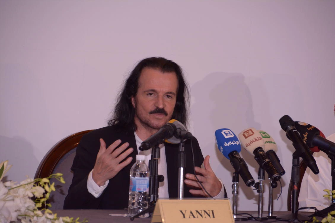 Yanni performs in Jeddah