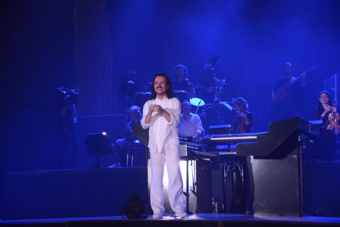 Yanni performs in Jeddah