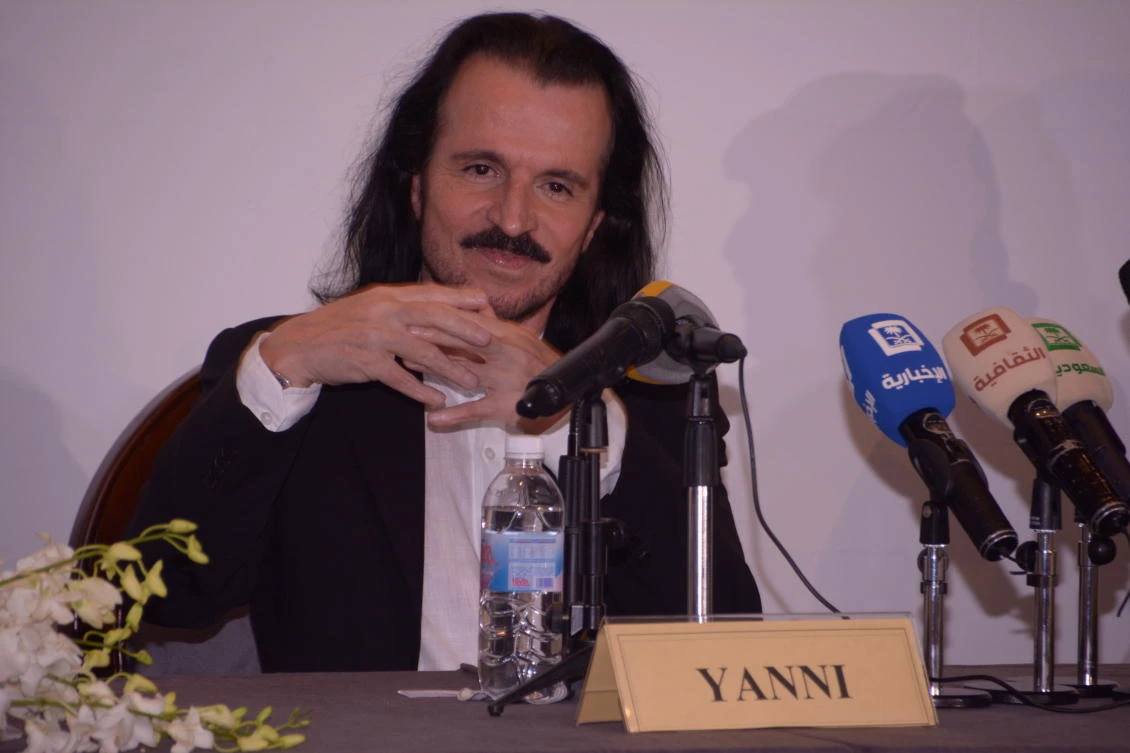 Yanni performs in Jeddah