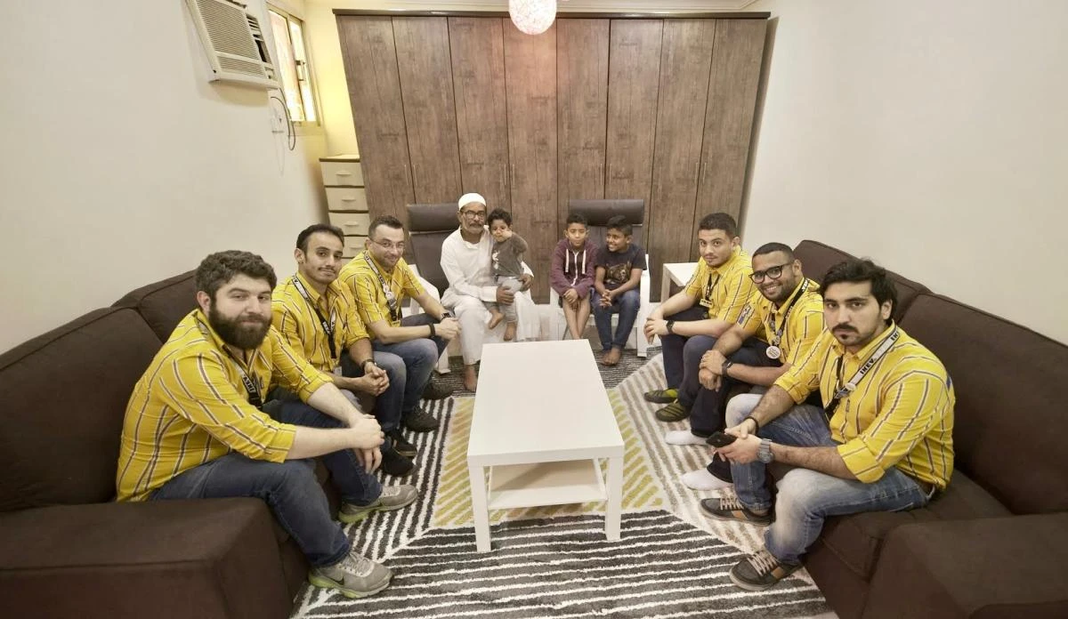 Ikea visited numerous flood-affected houses and refurbished the homes.