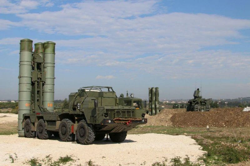 Above, Russia's S-400 air defense missile systems deployed in Syria. (Reuters)